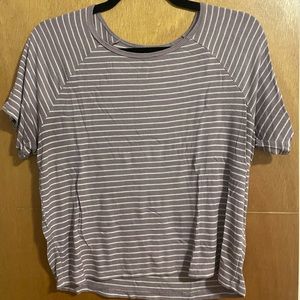 american eagle ribbed baby tee